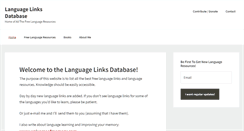 Desktop Screenshot of languagelinksdatabase.com