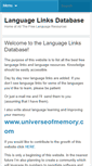 Mobile Screenshot of languagelinksdatabase.com